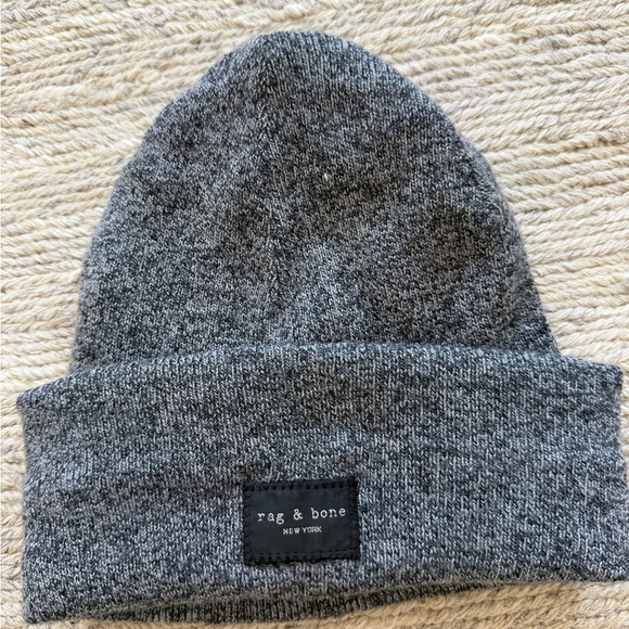rag & bone Accessories - Rag & Bone Charcoal Knit Hat